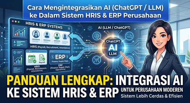 Cara Mengintegrasikan AI (ChatGPT / LLM) ke Dalam Sistem HRIS & ERP Perusahaan